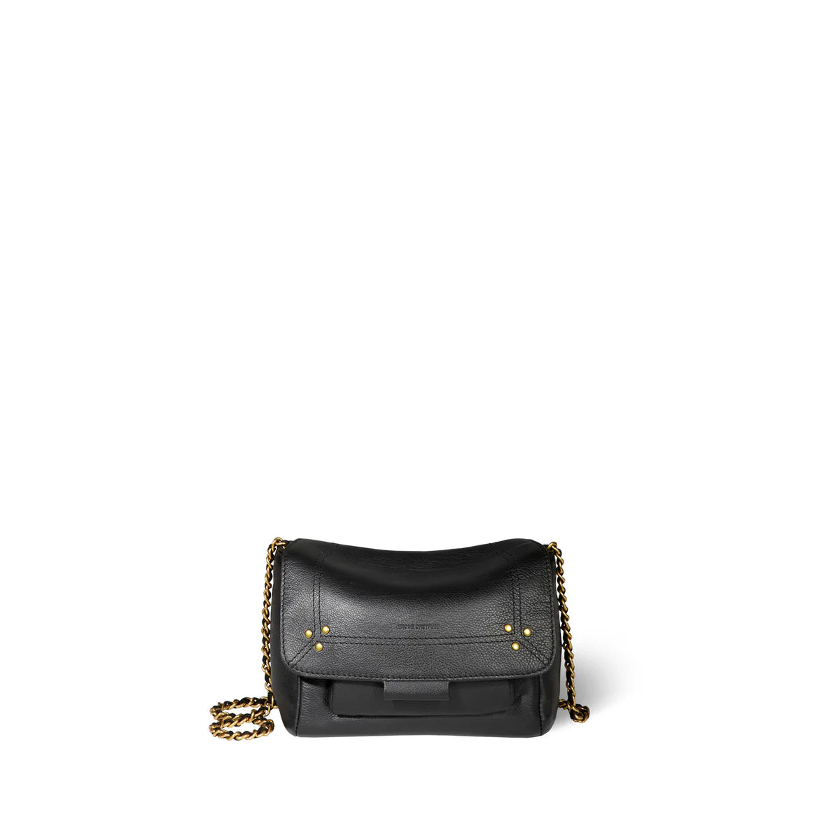 Sac Lulu S Veau Noir Brass