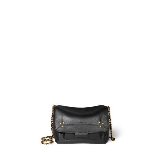 Sac Lulu S Veau Noir Brass
