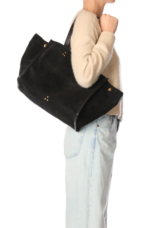 Sac Léon M Veau Noir