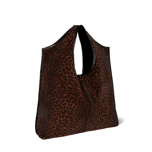 Sac Paco Croûte De Veau Léopard Naturel