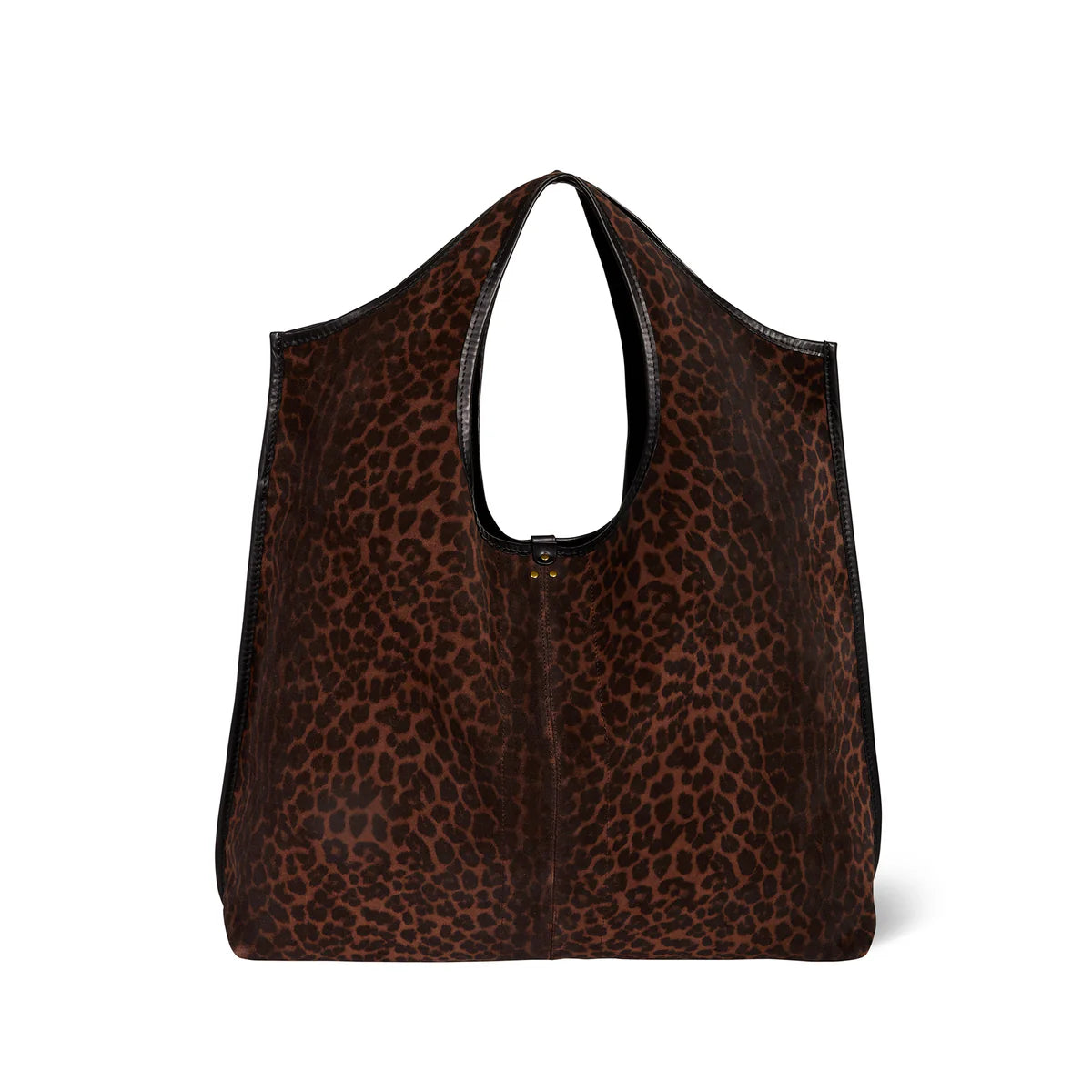 Sac Paco Croûte De Veau Léopard Naturel