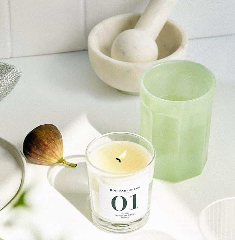 Bougie #01 Basilic Feuille de Figuier Menthe