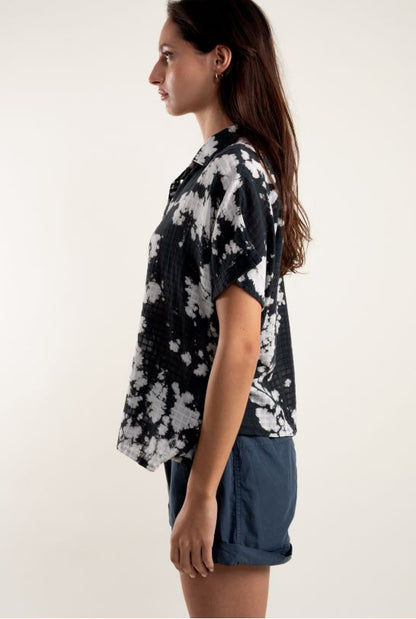Chemise Will Tie & Dye Noir