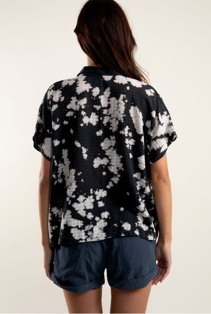 Chemise Will Tie & Dye Noir