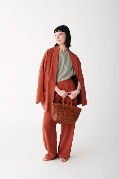 Sac Bamboo Triple Jump Small 6 Lines Tan