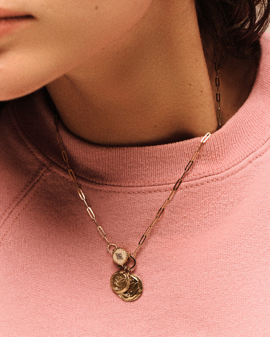 Collier Ginger Blanc