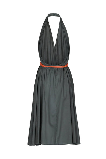Robe Aline Mi Long Black
