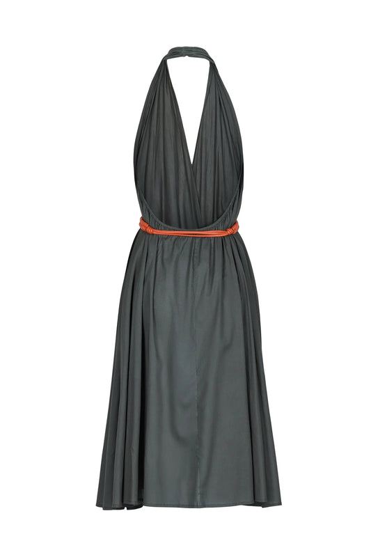 Robe Aline Mi Long Black