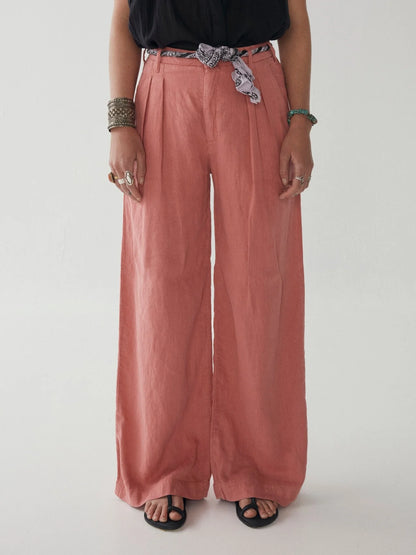 Pantalon Marisa Long Framboise