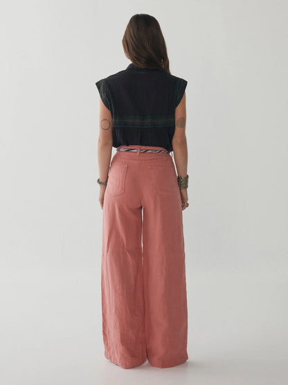 Pantalon Marisa Long Framboise