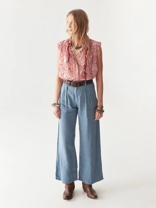 Pantalon Marisa Petroleo