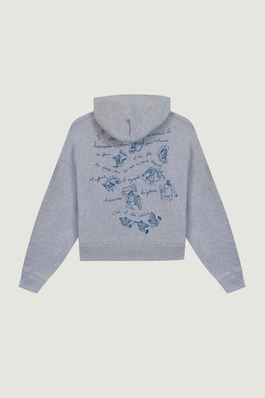 Hoodie Bardinet Ulysse Light Heather Grey