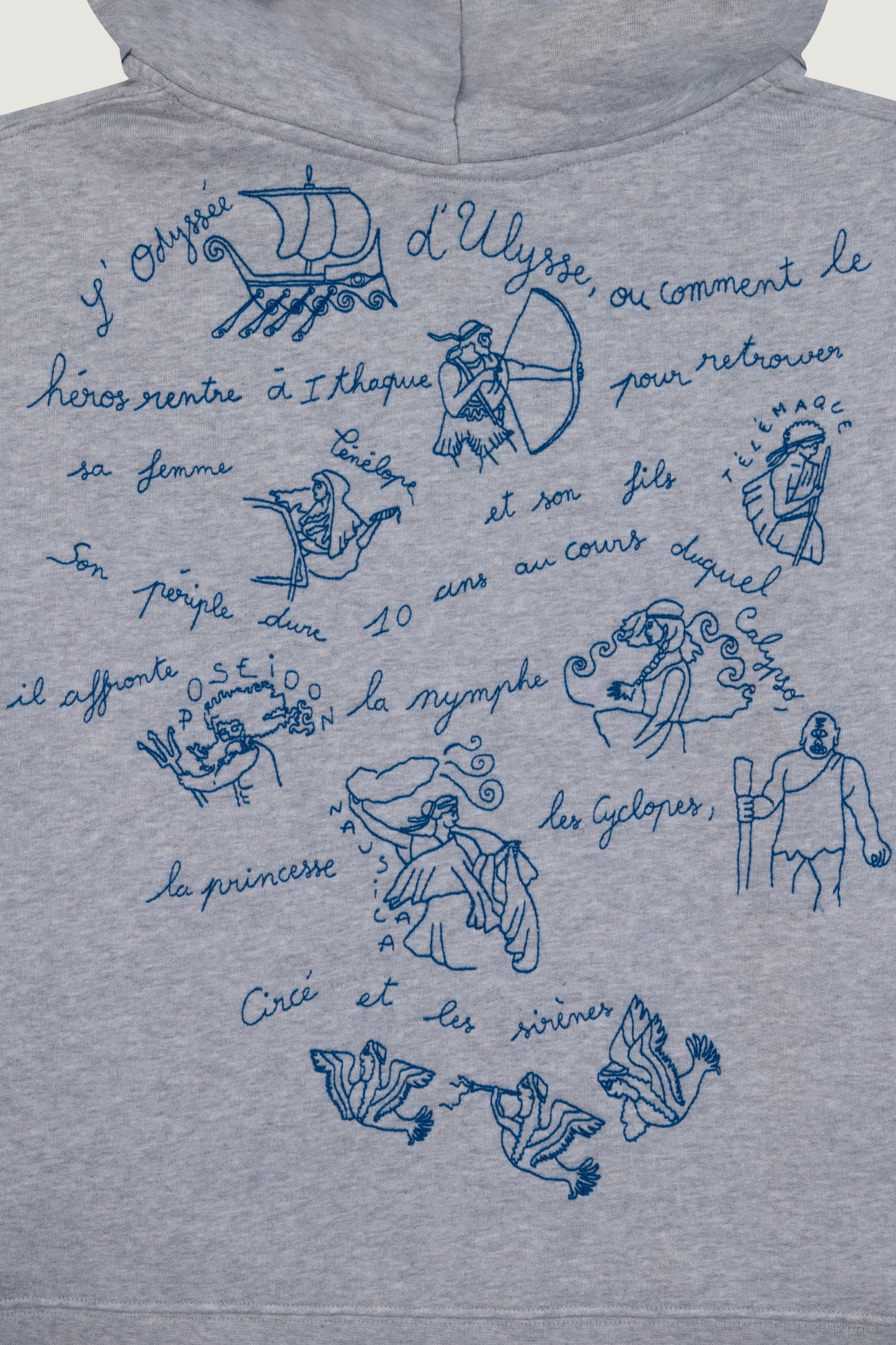 Hoodie Bardinet Ulysse Light Heather Grey