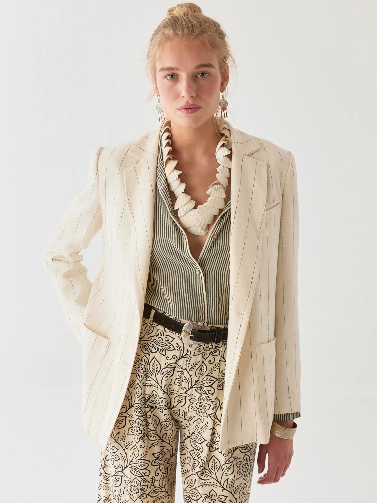 Veste Paddy Ecru Stripes