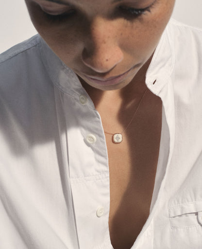 Collier Pierrot N°2 Blanc