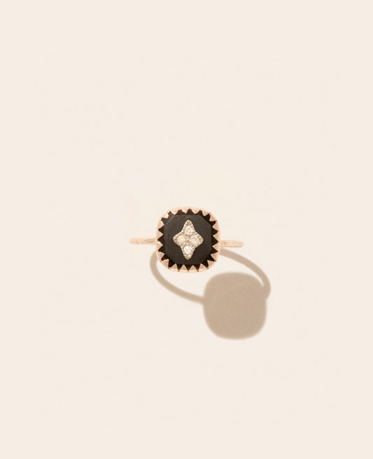 Bague Pierrot Noir