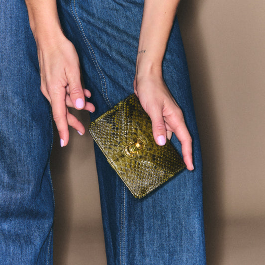 Porte Cartes Alex Dark Kaki