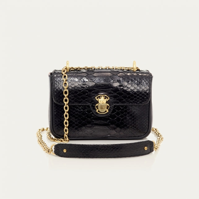 Sac Mini Ava Python Noir