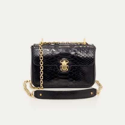 Sac Mini Ava Python Noir