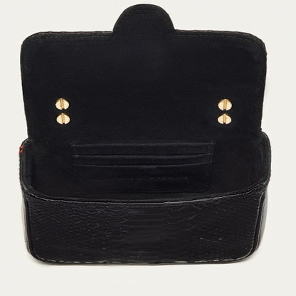 Sac Mini Ava Python Noir