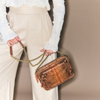 Sac Big Charly Python Moka