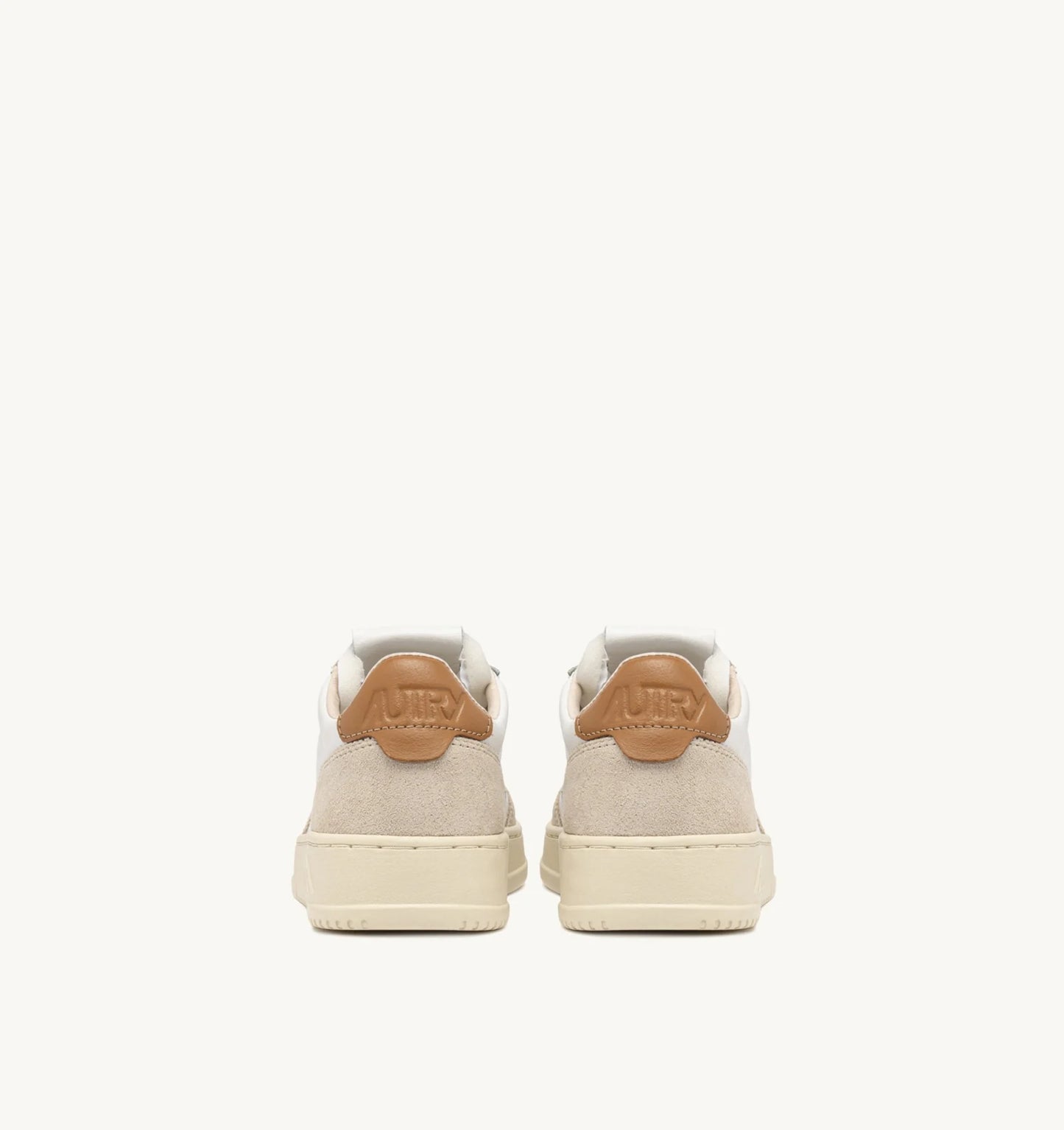 Baskets Medalist LS02 Suede White Brown Sugar