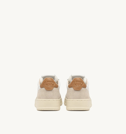 Baskets Medalist LS02 Suede White Brown Sugar