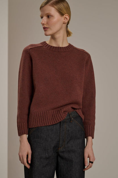 Pull Envie Rose Brun