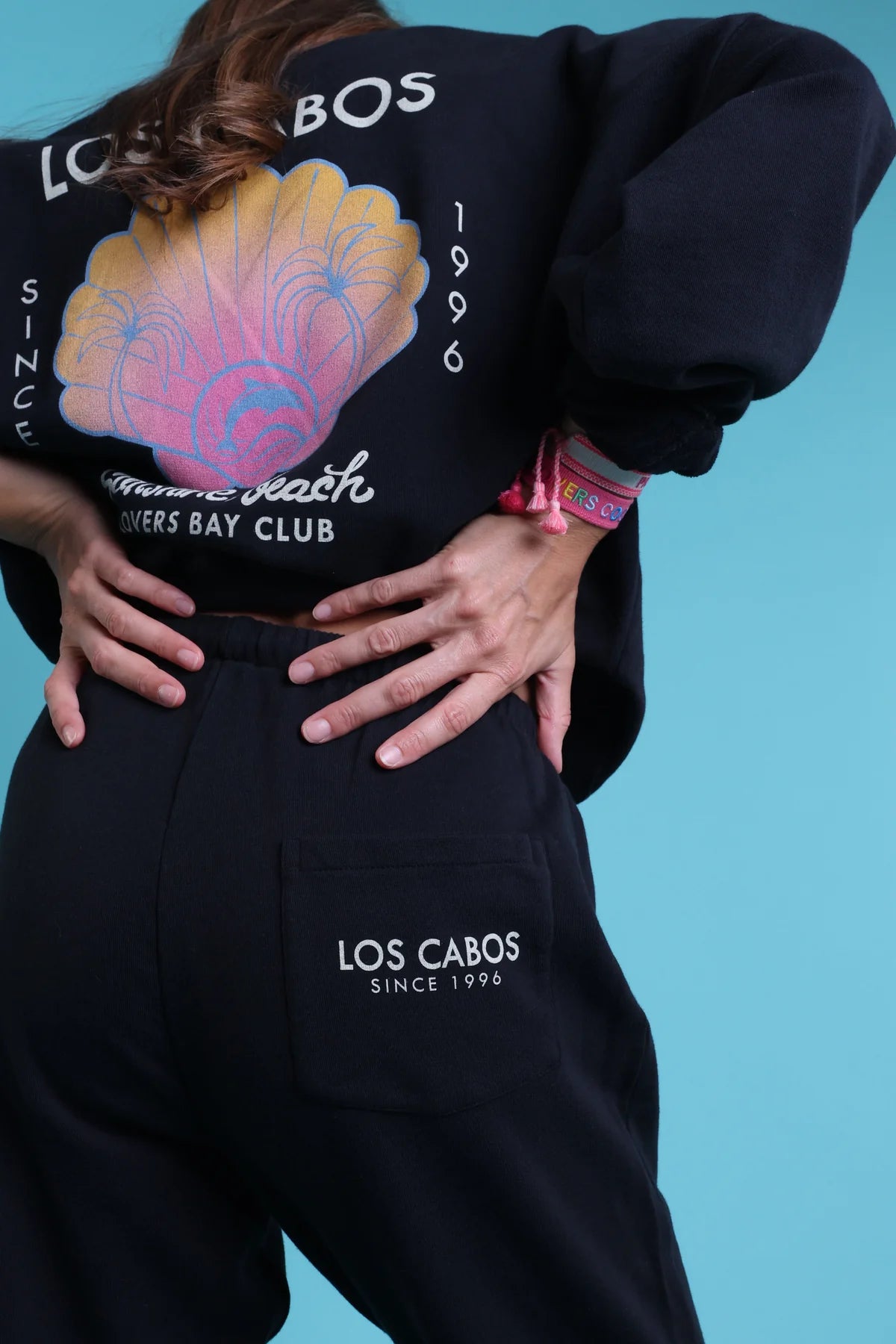 Sweat Zippé Los Cabos Black