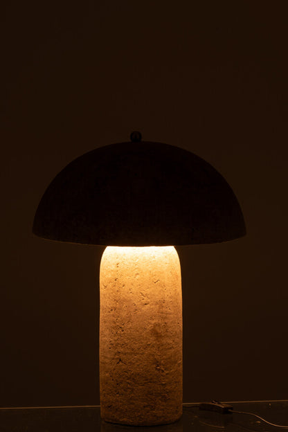 Lampe Champignon Beige