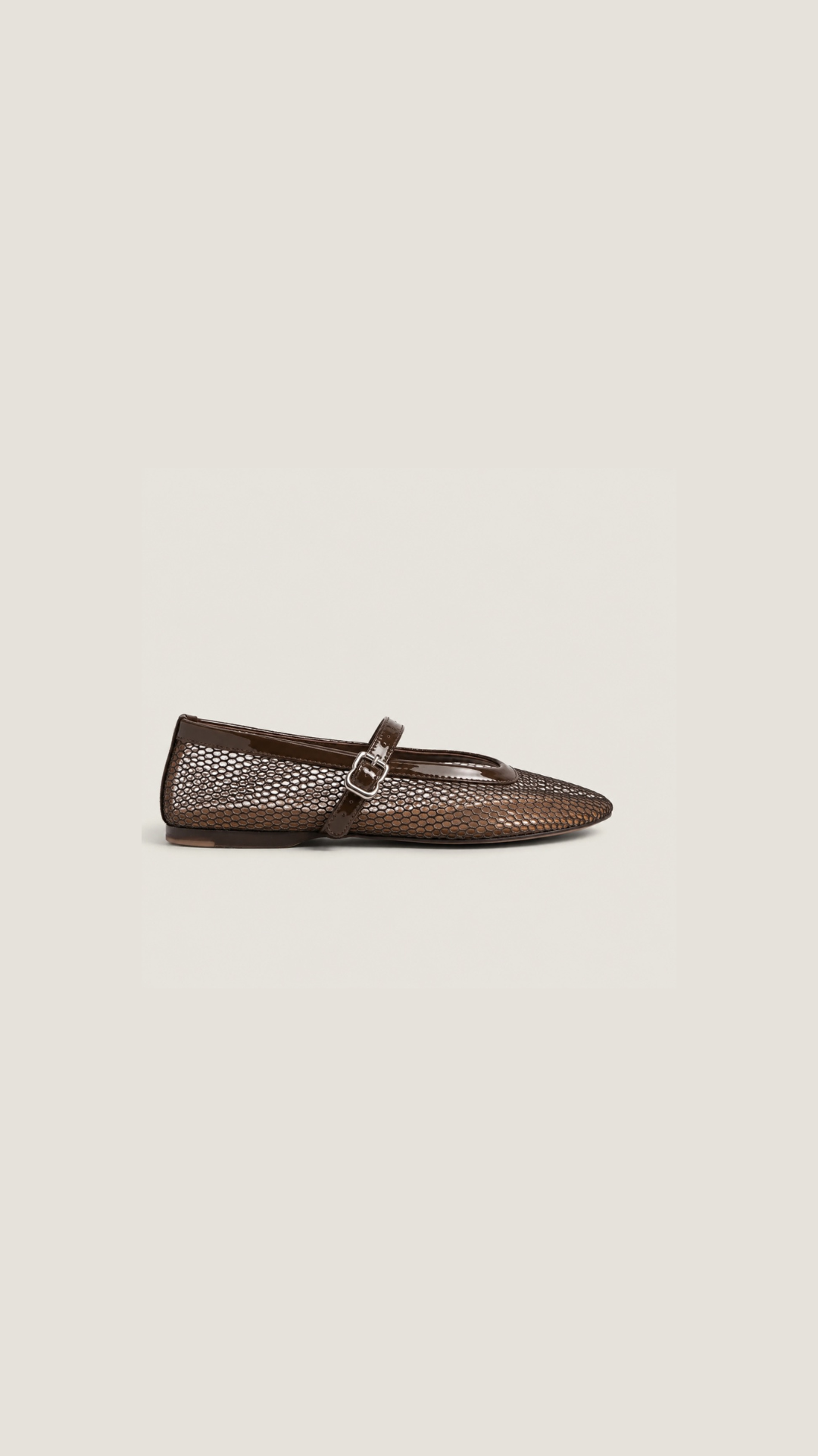 Ballerines Résille Dark Brown