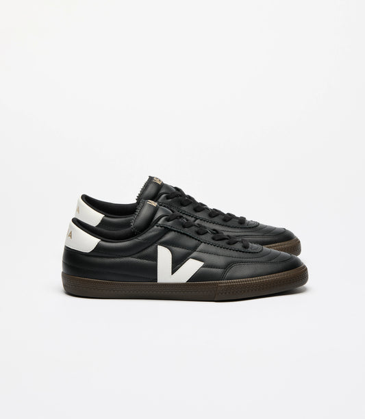 Basket Panenka Leather Black White