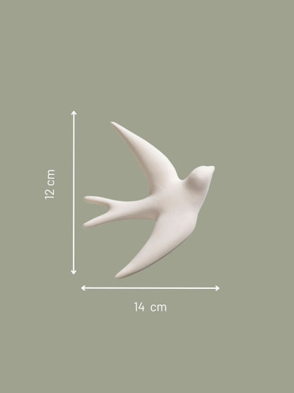 Hirondelle Volage Noir Emaillé